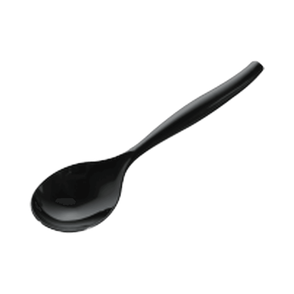 8.5" Black Serving Spoon