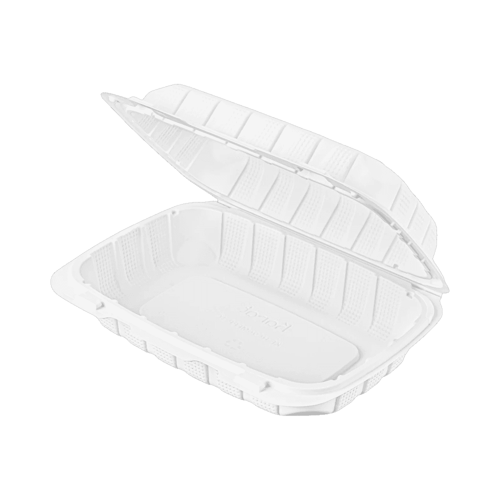 9"x6" White Mineral Filled Container