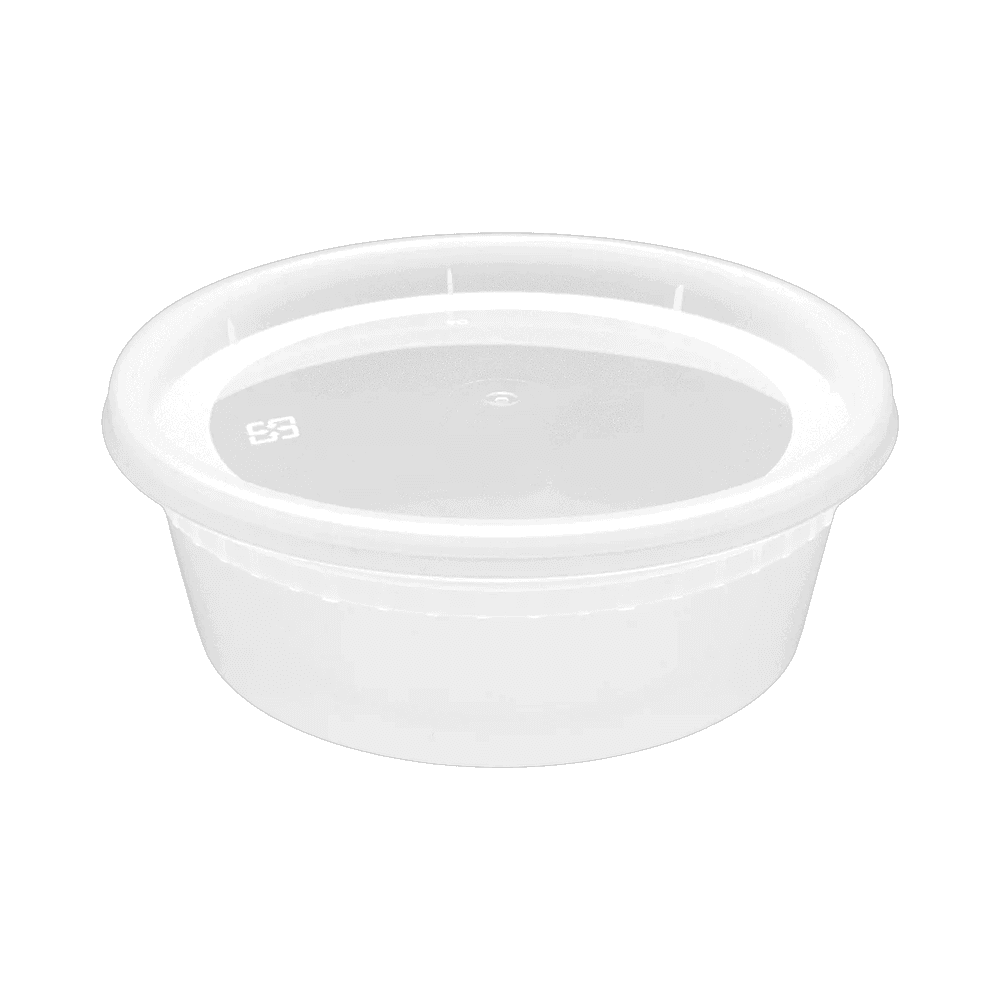 Microwavable Deli Soup Container Combo Pack With Lid