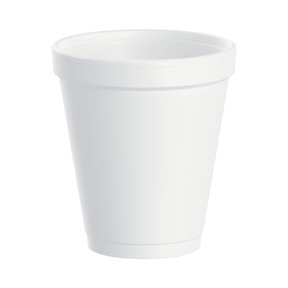 White Foam Cup