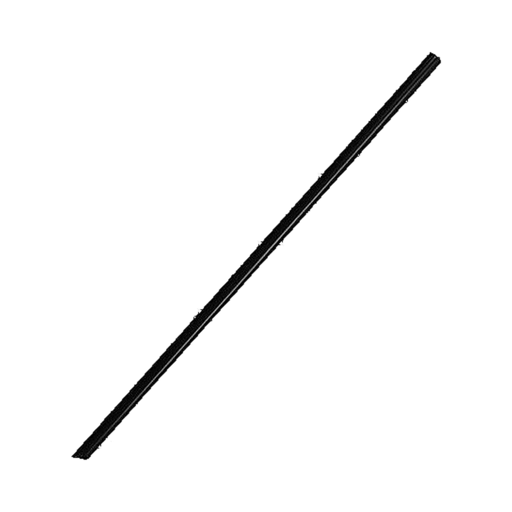 7.75" Unwrapped Jumbo Straw (Black)