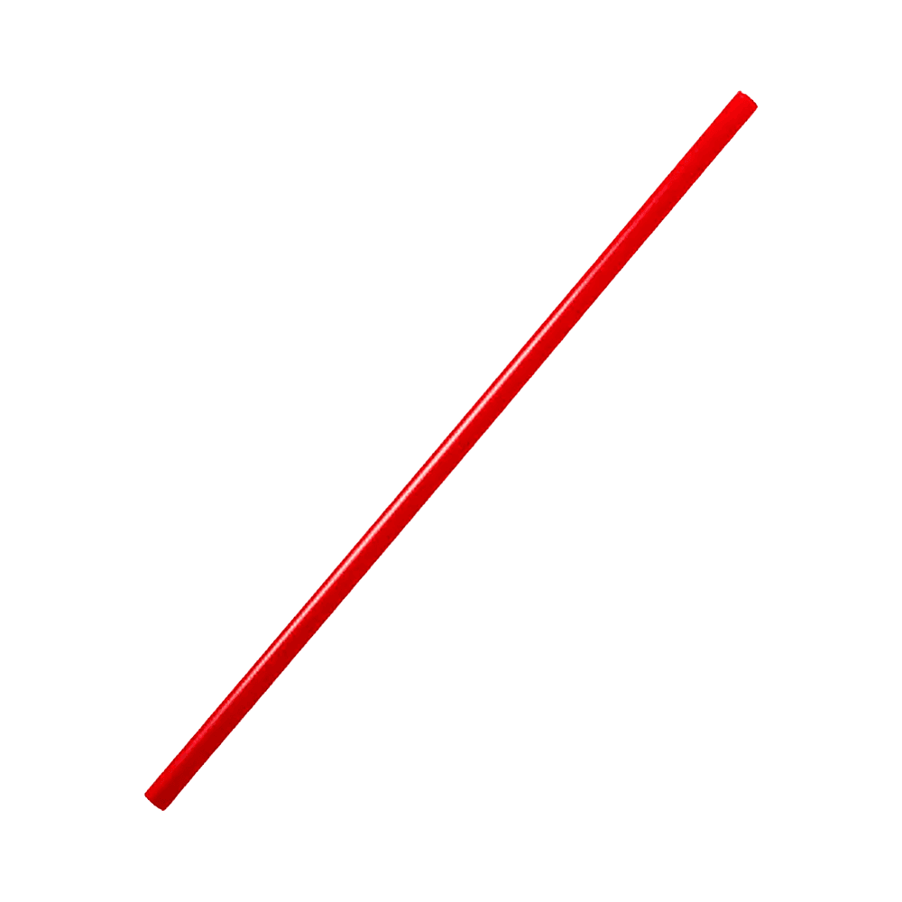 Wrapped Giant Straw (Red)