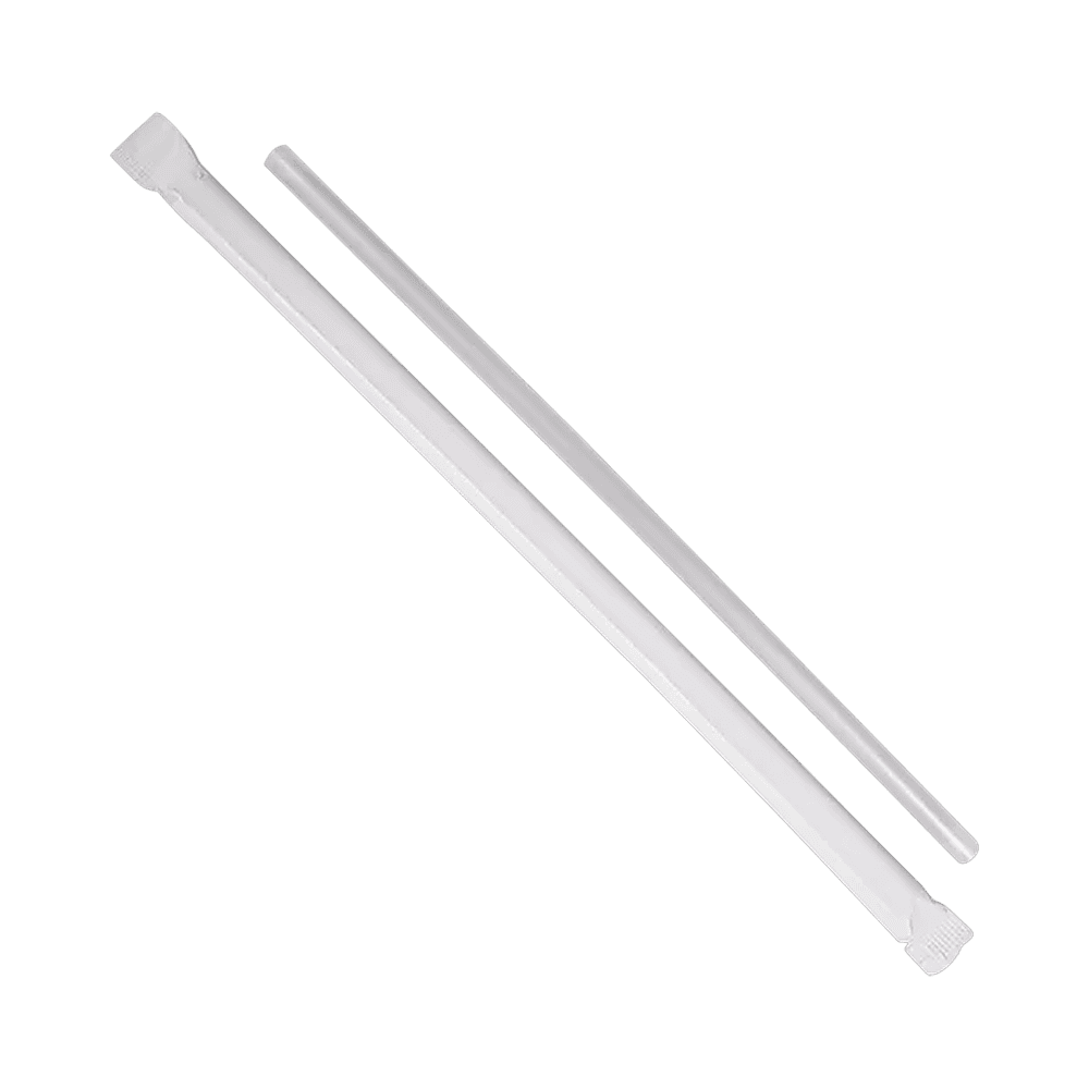 7.75" Wrapped Jumbo Straw