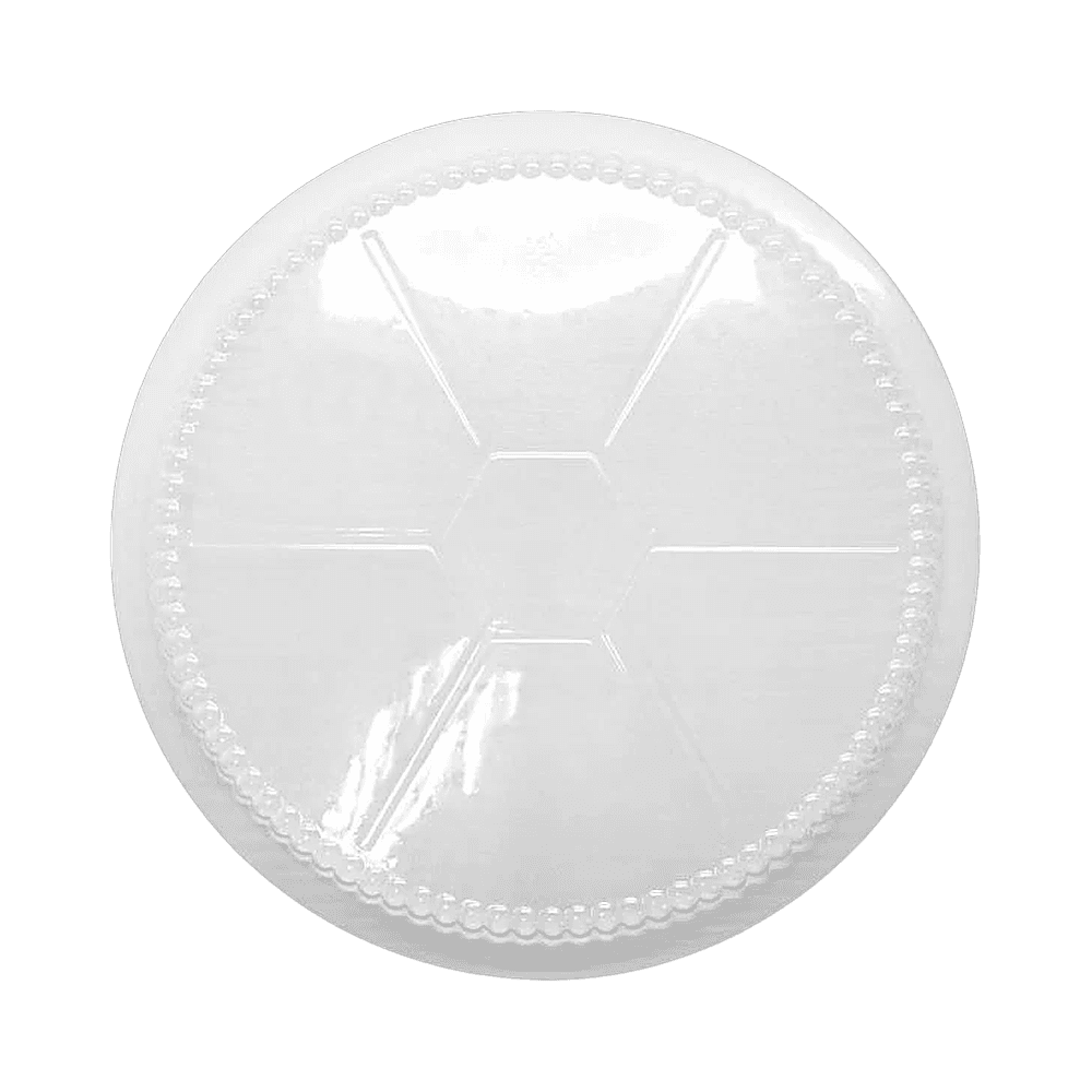Clear Dome Lid for Aluminum Round Container